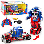 Трансформер 28128, іграшка Робот трансформер Оптімус Прайм, світло, звук, р/у, фото 3