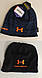Шапка спортивна флісова/шапка в стилі Under Armour двостороння/лижна шапка флісова/шапка спортивна/, фото 8