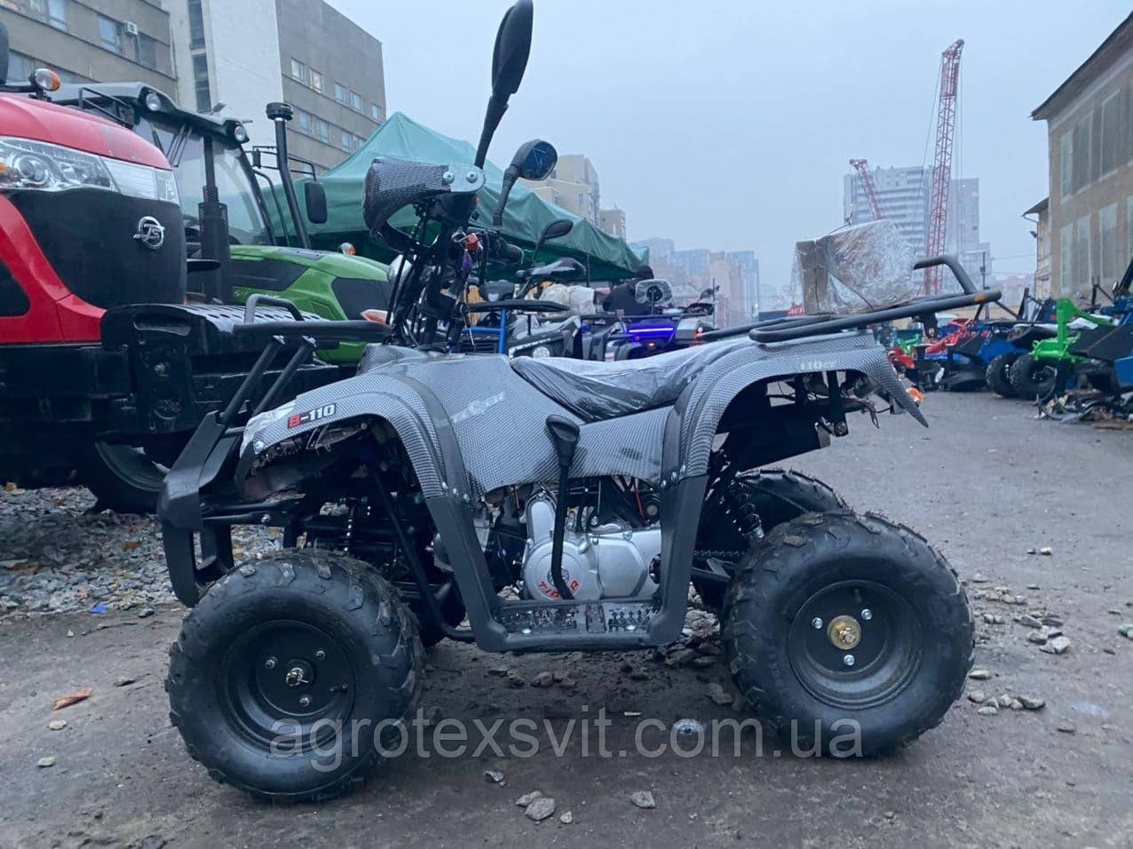 Квадроцикл TIGER B-110 CC CARBON Варіатор із заднім ходом.Тигр
