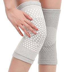 Компресійний самонагрівальний бандаж для колінного суглоба Сірий
