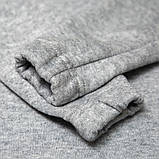 Светр для дівчинки, з високим горлом, сірий, SmileTime Snezhinka, фото 2