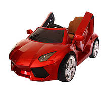 Детский электромобиль легковая спортивная машина Lamborghini Ламборджини T-7645 EVA Red красный