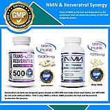 MAAC10 NMN (нікотинамід мононуклеотид), 125 мг НМН, 30 капсул, фото 5