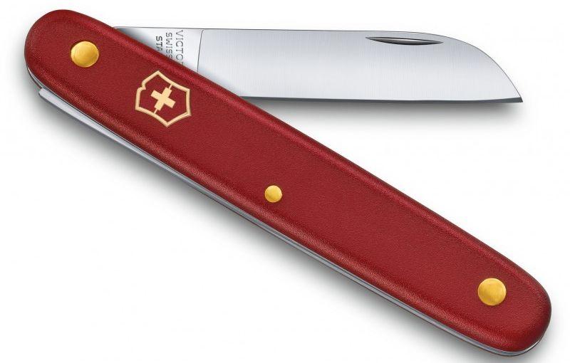 Нож садовый Victorinox Floral, красный, фото 1
