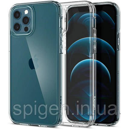 Чохол Spigen для iPhone 12 Pro Max Liquid Air, Matte Black, фото 1