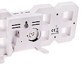 Годинник з будильником і термометром LY 1089 синя підсвітка, фото 8