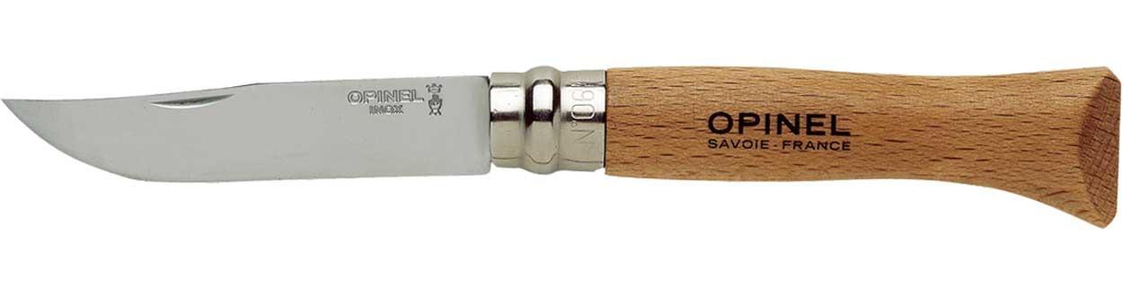 Ніж складний Opinel №6 VRI Inox 123060