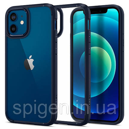 Чохол Spigen для iPhone 12/ 12 Pro - Hybrid Ultra, Matte Black, фото 1