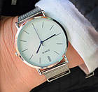 Жіночий годинник Geneva Steel Silver, фото 5