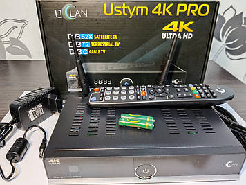 Супутникова мультимедійна приставка Uclan Ustim 4K Pro