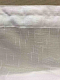 Тюль Турецький з льону на тасьмі 400x270 Гардина з льону Біла, фото 4