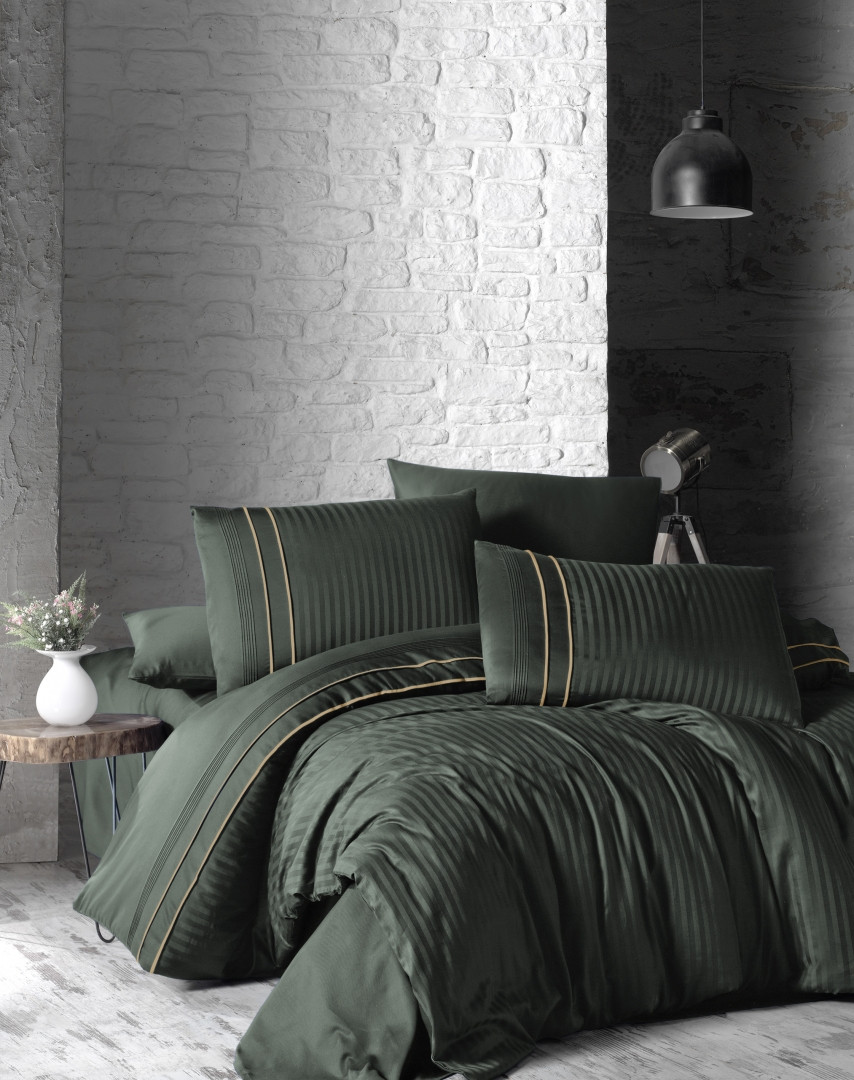 Постільна Білизна First Choice Jacquard Satin Lamone Toprak