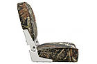 Складне сидіння для човна і катера 1070623-OB/1040630-J04 камуфляж пластиковий каркас поліестер розміри 410х370 мм, фото 2