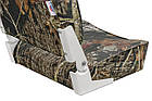 Складне сидіння для човна і катера 1070623-OB/1040630-J04 камуфляж пластиковий каркас поліестер розміри 410х370 мм, фото 3