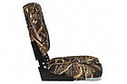 Сидіння суднове в човен катер і яхту Low Back Bucket камо REALTREE MAX 5 складне пластикове поліестер 440х400 мм, фото 2