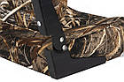 Сидіння суднове в човен катер і яхту Low Back Bucket камо REALTREE MAX 5 складне пластикове поліестер 440х400 мм, фото 3