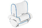 Сидіння для човна і катера Twin 1006003 з системою flip-up рухомою спинкою біле з морського вініл 550 мм ширина 450 мм, фото 8