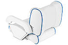 Сидіння для човна і катера Twin 1006003 з системою flip-up рухомою спинкою біле з морського вініл 550 мм ширина 450 мм, фото 9