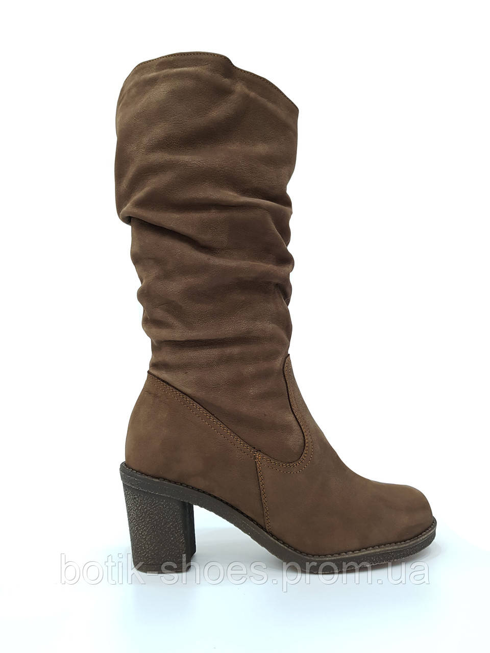 Зимние красивые сапоги женские кожа модные стильные на среднем каблуке комфорт удобные польские 37р Nuwell 297 37р - фото 1 - id-p233908257