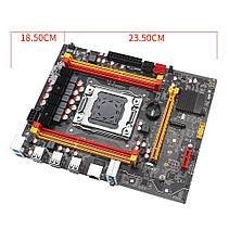 Материнская плата X79 LGA 2011 support Xeon E5 LGA2011 processor DDR3 ECC RAM memory M.2 NVME, фото 5