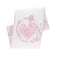 Покривало дитяче Brums 203BCLY001-023 біле з рожевим