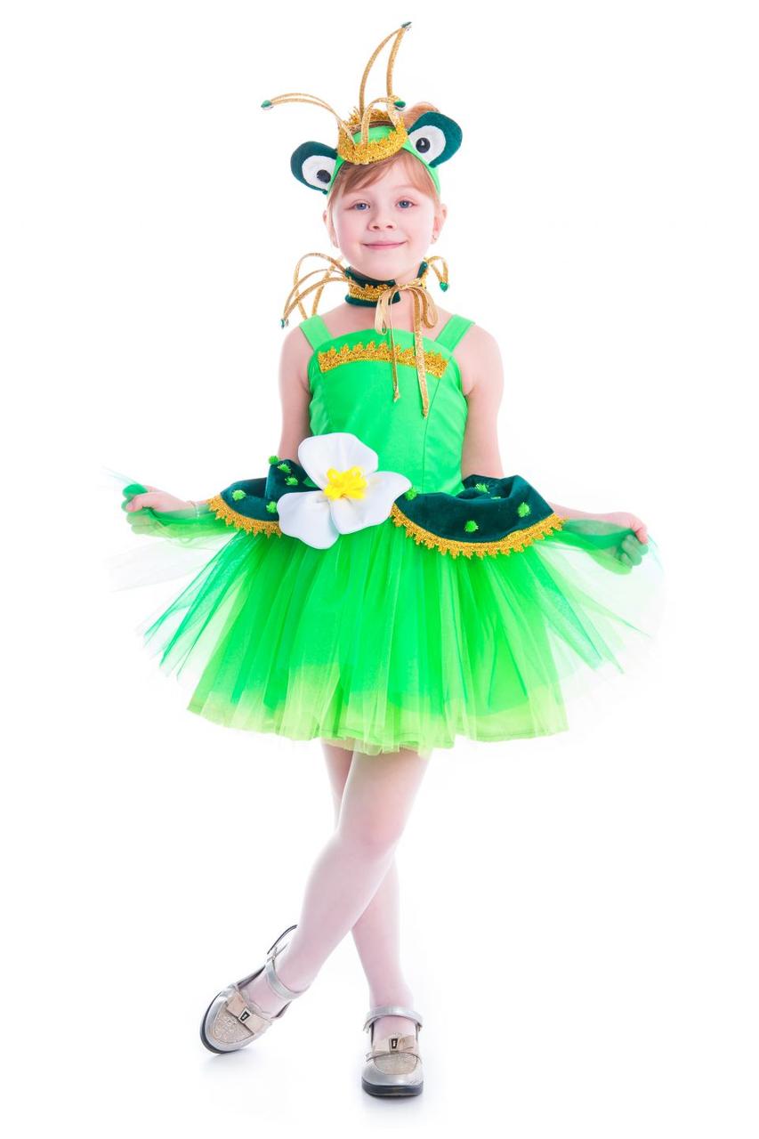 Дитячий карнавальний костюм Жаба-царівна на зріст 115-125 см