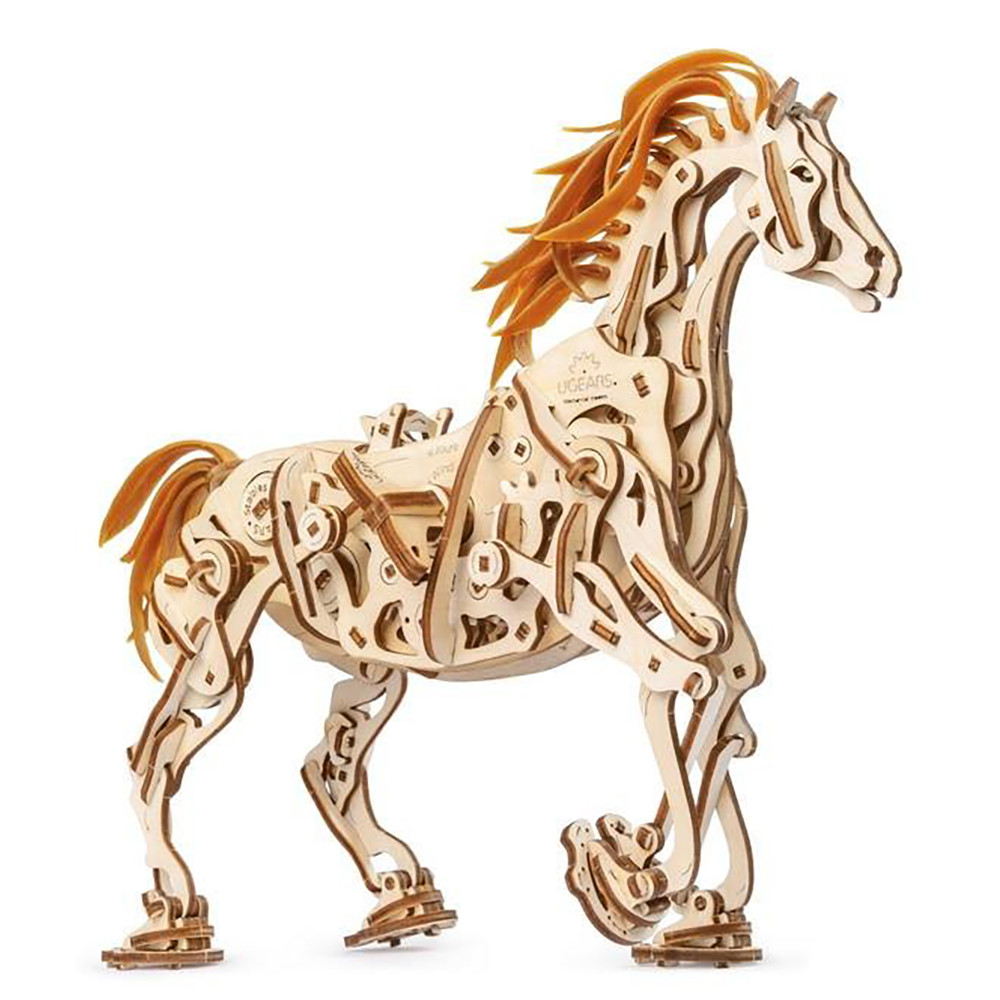 Механічний 3D пазл "Кінь-механоидов", 410 елементів UGEARS (4820184120884), фото 1