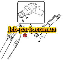 Палець кріплення г / циліндра рукояті до рукояті KBV0736 для JCB JS260