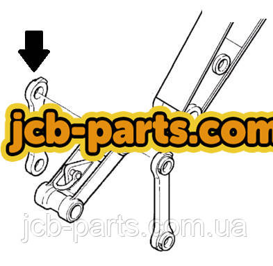 Тяга рукояті, права JRV0208 для JCB JS220 (200, 210)