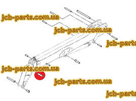 Палець в основу г / циліндра перекидання каретки (ковша) 1025/2008 для навантажувача JCB 540-170