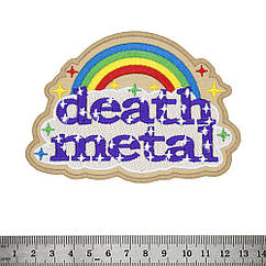 Нашивка Death Metal (rainbow)