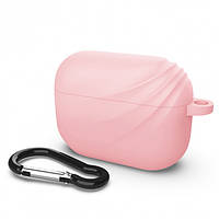 Чохол із карабіном для навушників Apple AirPods Pro Alitek Wave Pink
