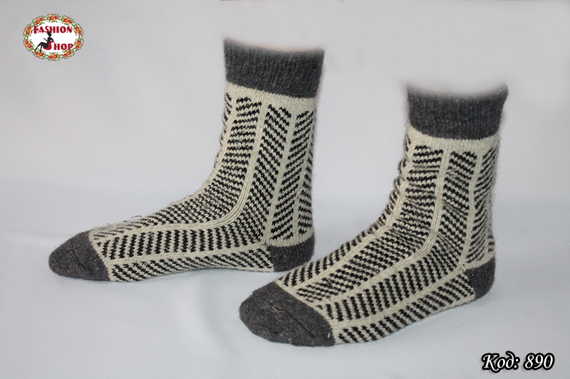Справжні вовняні шкарпетки ручної роботи Танго