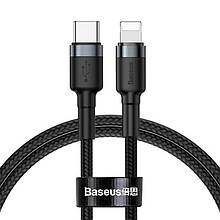 Cable Baseus Cafule Type-C to Lightning PD 18W (CATLKLF-G1) Black 1m