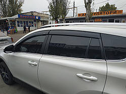 Вітровики, дефлектори вікон Toyota Rav4 2013- (Hic)