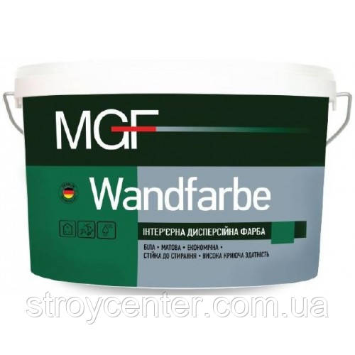 Фарба для внутрішніх робіт дисперсійна MGF Wandfarbe М1а 1.4кг