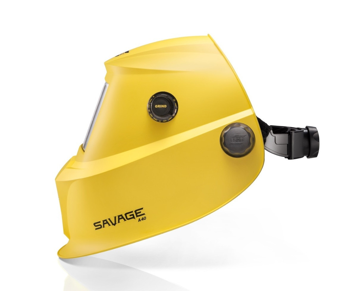 Сварочная маска ESAB Savage A40 Yellow (сменная батарея) - фото 3 - id-p1319159806