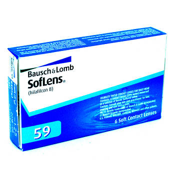 SofLens 59 контактні лінзи на місяць (6 шт.)