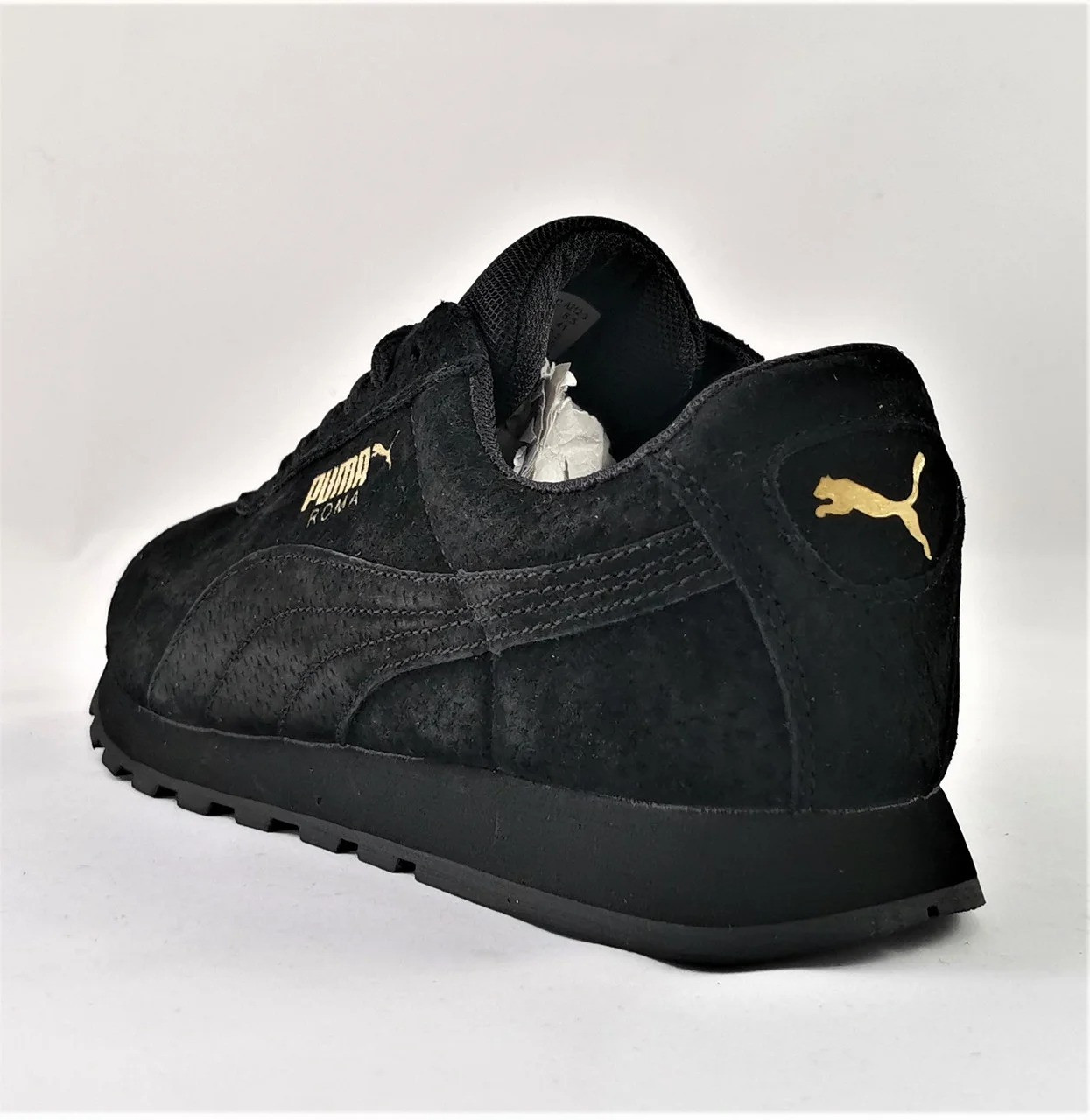 Puma roma top negro price shoes