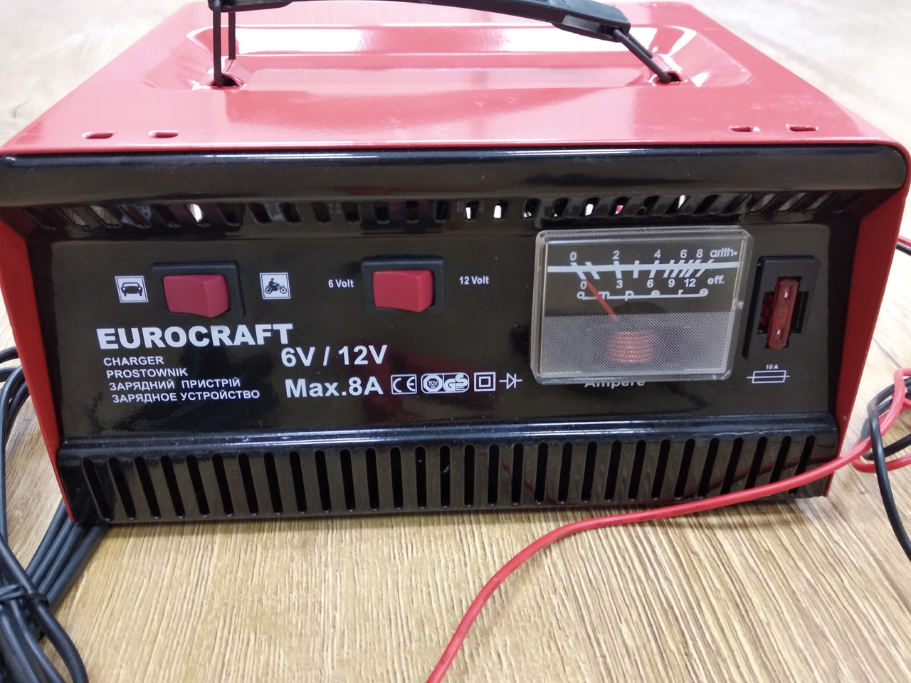 Зарядное устройство Euro Craft CC12-6 : 6В и 12В до 80 Ач. | Польша - фото 4 - id-p1319162163