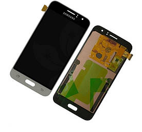 Дисплей для Samsung J120H Galaxy J1 (2016) з сенсорним склом (Білий) Оригінал Китай