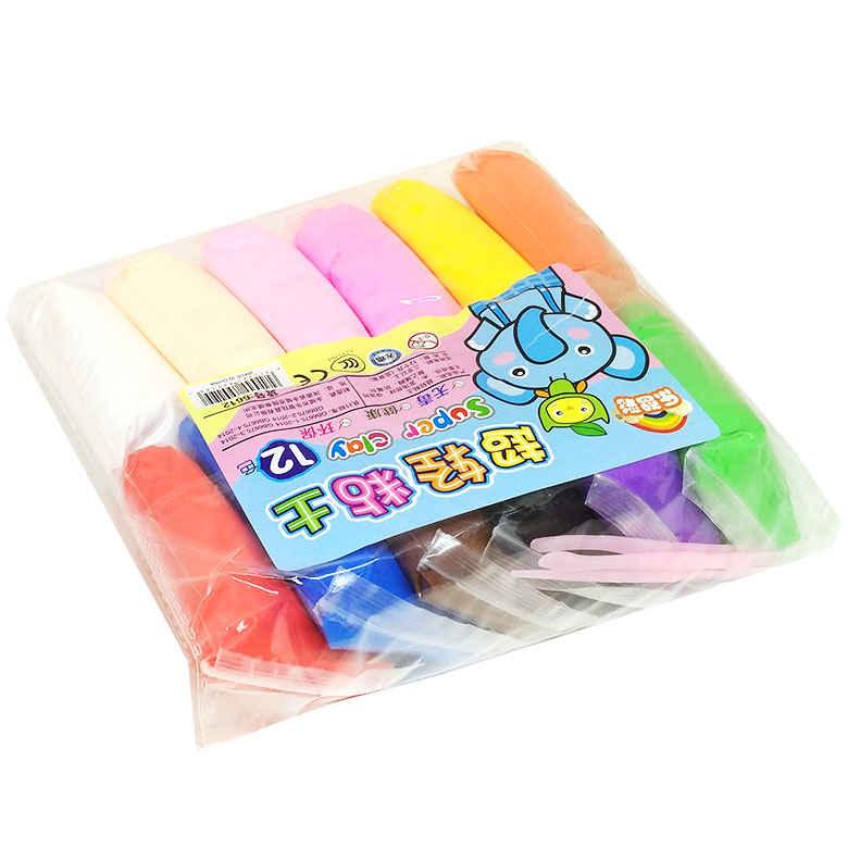 Маса для ліплення супер легка 12кол*30гр Гігант 6612, фото 1