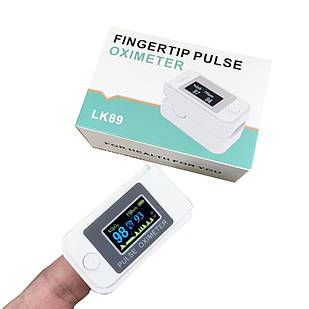 Пульсоксиметр Fingertip Pulse Oximeter LK88 Синій