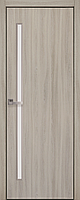 Міжкімнатні двері "Глорія" G 600, колір ясен патина , ліві
