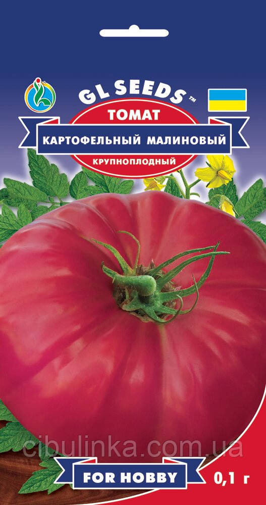 GL Seeds. Насіння томат Кортопляно-малиновий.0.1г, фото 1