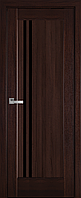 Міжкімнатні двері "Делла" BLK 600, колір каштан