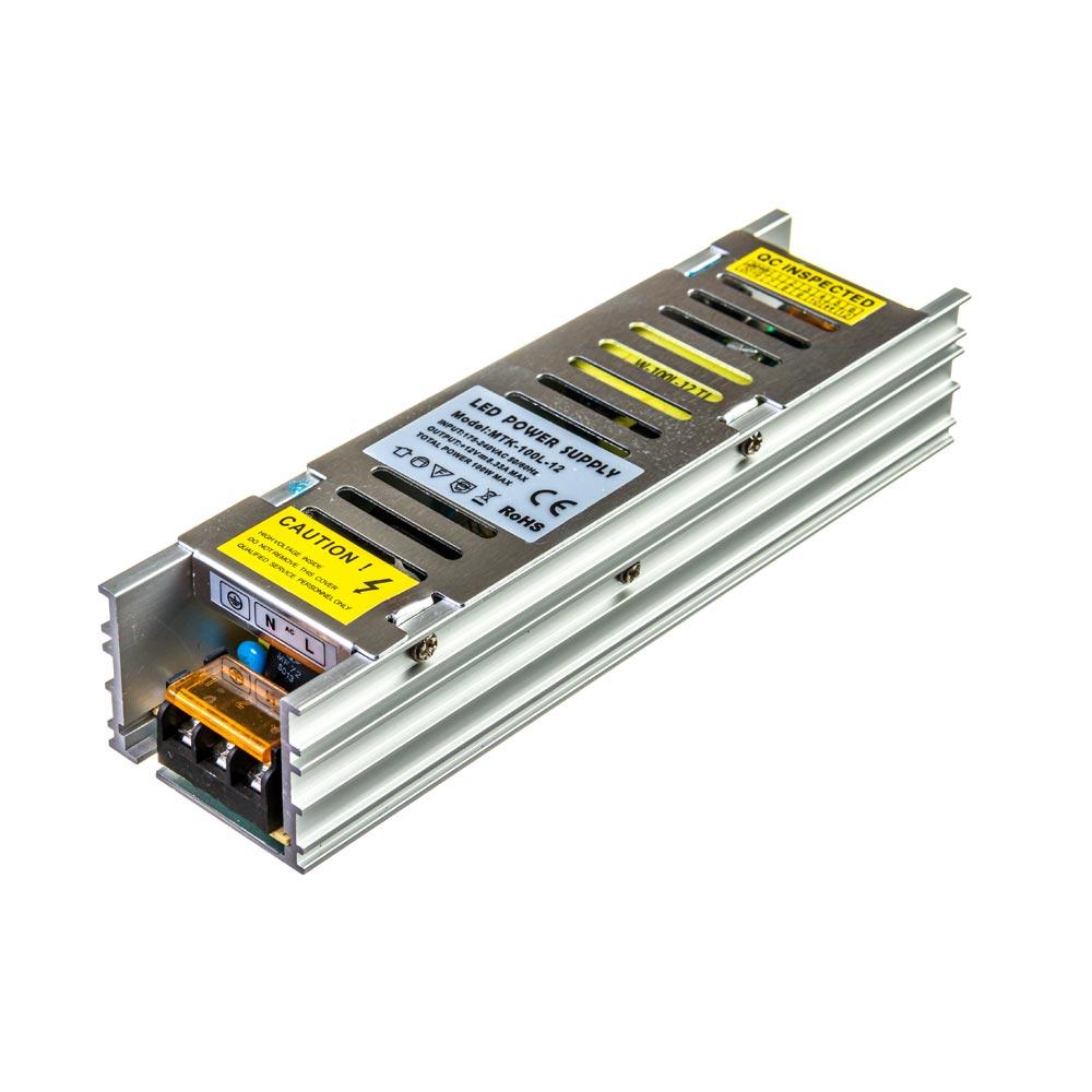 Led блок питания 12В LONG/8.33A 100Bт IP 20 (БП 12в, Блок живлення 12в, Трансформатор)