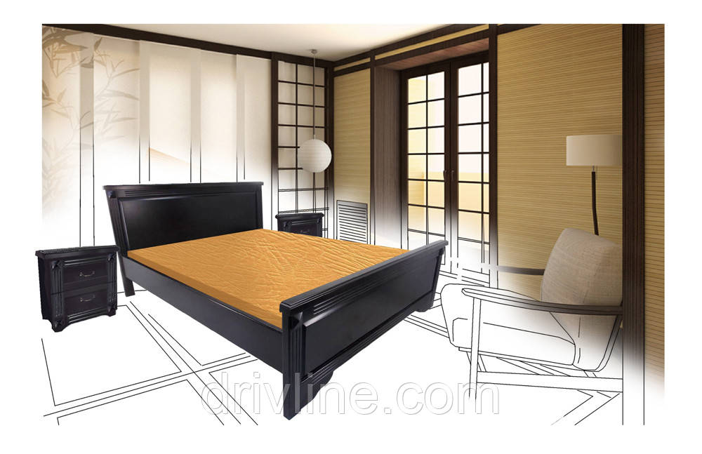 Ліжко двоспальне з дерева "Імперія" (1800*2000), фото 1