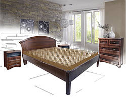 Ліжко двоспальне з дерева "Фіона" (1800*2000)