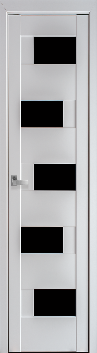 Міжкімнатні двері "Піана" BLK 400, колір білий матовий , ліві